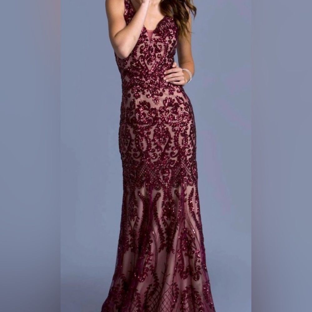 Aspeed Long Sequins Formal Dress